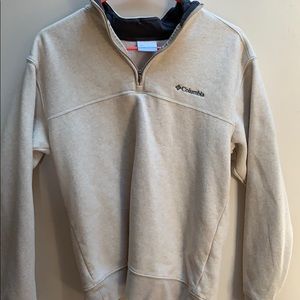 Columbia Tan Quarter ZIP Pullover